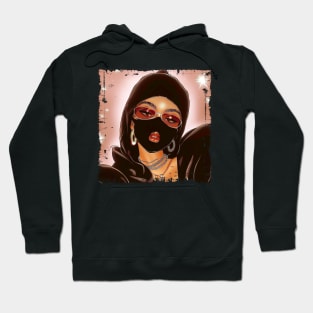 Badass Baddie with Mask Hoodie